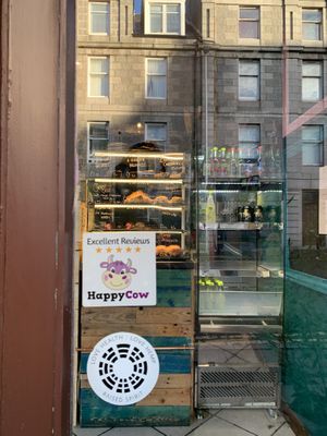 HappyCow Excellent Reviews! 🐮😃 at Bonobo Cafe in Aberdeen