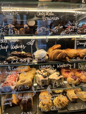 Treats selection   at Bonobo Cafe in Aberdeen