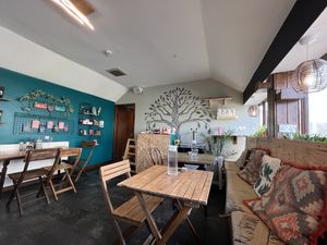 Indoor seating   at Bonobo Cafe in Aberdeen