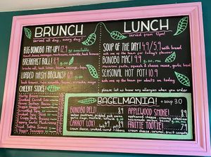 Menu - 23/10/2022  at Bonobo Cafe in Aberdeen