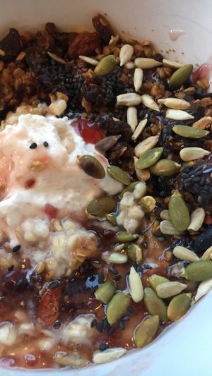 Cranachan Porride at Bonobo Cafe in Aberdeen