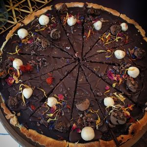 Chocolate Tart at Bonobo Cafe in Aberdeen