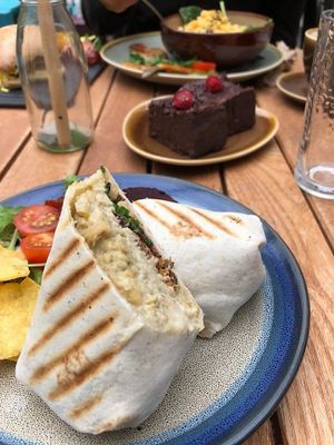 Vegan food. at Bonobo Cafe in Aberdeen