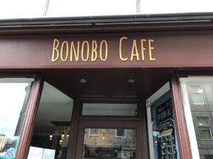Outside. at Bonobo Cafe in Aberdeen