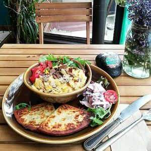 Mac cheese at Bonobo Cafe in Aberdeen