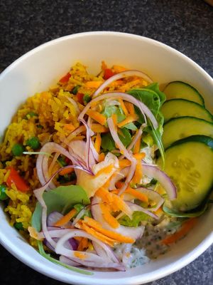 Vegan Kedgeree at Bonobo Cafe in Aberdeen