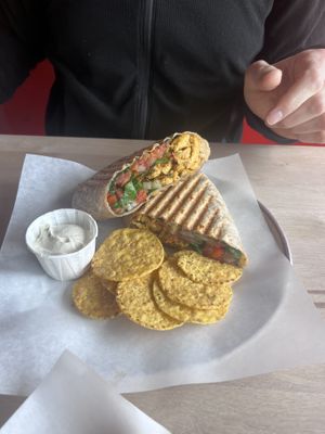 Burrito   at Abbey Cafe and Gallery in Fredericton