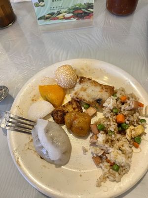 Very tasy vegan food  at Pine Forest Garden in Houston