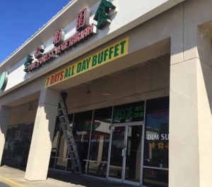 great cooked veggie Buffett at Pine Forest Garden in Houston