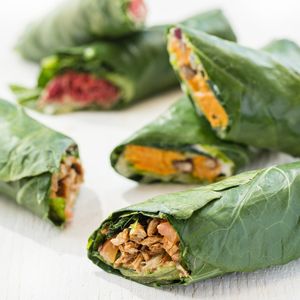 Collard Wraps at Copper Branch - Catherine O in Montreal
