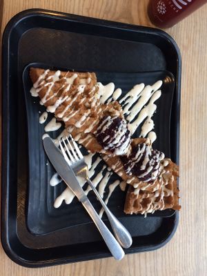 waffles at Copper Branch - Catherine O in Montreal
