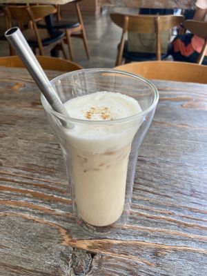 Ginger soy milk at LN Fortunate Coffee in Hong Kong Island