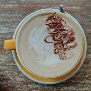 Hot Hazelnut Soya Latte 榛子豆奶咖啡(熱) at LN Fortunate Coffee in Hong Kong Island