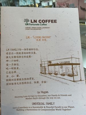 Good vibes  at LN Fortunate Coffee in Hong Kong Island