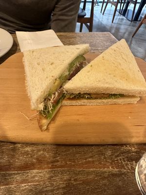 Avocado sandwich with tempeh   at LN Fortunate Coffee in Hong Kong Island