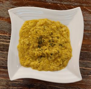 Vegan Scrambled Egg (Scrambled Bean Curd with Turmeric) at LN Fortunate Coffee in Hong Kong Island