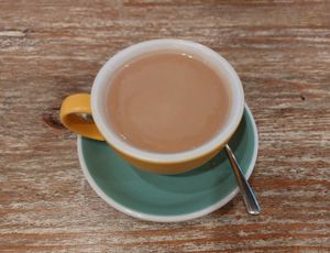 Vegan Milk Tea at LN Fortunate Coffee in Hong Kong Island