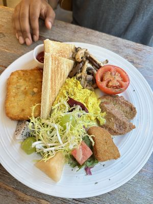 All day breakfast  at LN Fortunate Coffee in Hong Kong Island