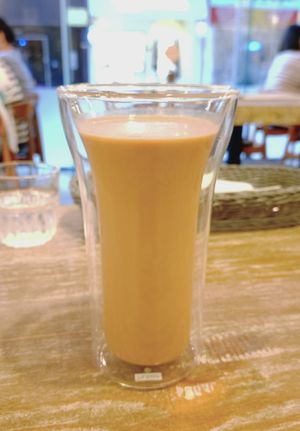 Vegan Milk Tea at LN Fortunate Coffee in Hong Kong Island