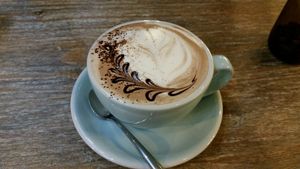 Hazelnut Hot Chocolate at LN Fortunate Coffee in Hong Kong Island