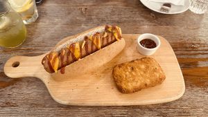 Tofu Hot Dog  at LN Fortunate Coffee in Hong Kong Island