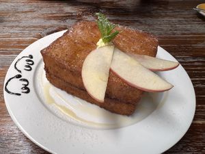 French Toast with Apple Cinnamon 🤤  at LN Fortunate Coffee in Hong Kong Island