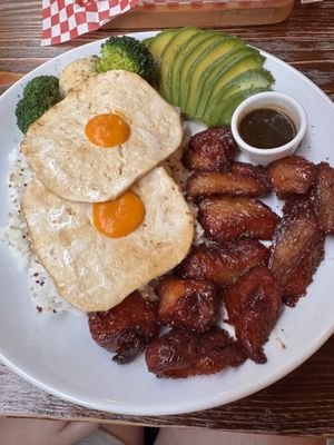 Vegan BBQ Pork   at LN Fortunate Coffee in Hong Kong Island