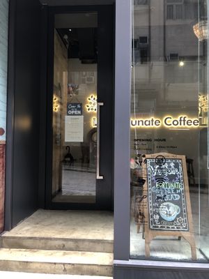 Entrance  at LN Fortunate Coffee in Hong Kong Island