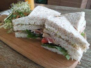 Sandwich at LN Fortunate Coffee in Hong Kong Island