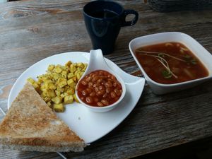 breakfast deal at LN Fortunate Coffee in Hong Kong Island