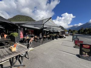   at SnakeBite Brewery in Franz Josef Waiau
