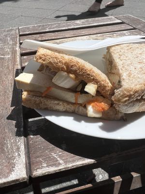 The sandwhich  at Queen of Muffins - Pohlstrasse in Berlin