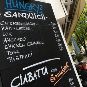 menu at Queen of Muffins - Pohlstrasse in Berlin