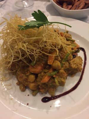 Veggie curry (vegan) at Starbien in Havana