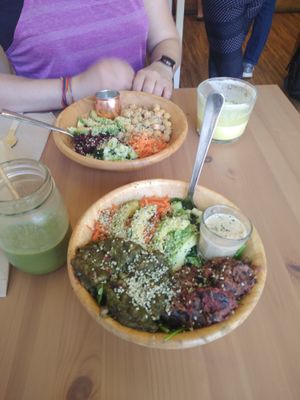 Salad bowl and buddha bowl. at Under the Mango Tree in Miami Beach