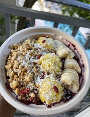Superfood Acai bowl   at Under the Mango Tree in Miami Beach