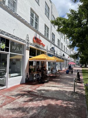 Sidewalk  at Under the Mango Tree in Miami Beach