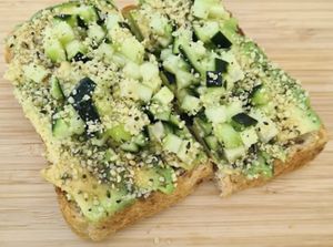Avocado Toast  at Under the Mango Tree in Miami Beach