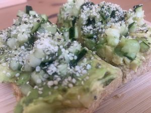 Avocado Toast  at Under the Mango Tree in Miami Beach