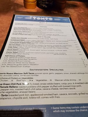 Soft Tacos at Tonto Bar and Grill in Cave Creek