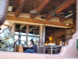 Outdoor patio at Tonto Bar and Grill in Cave Creek