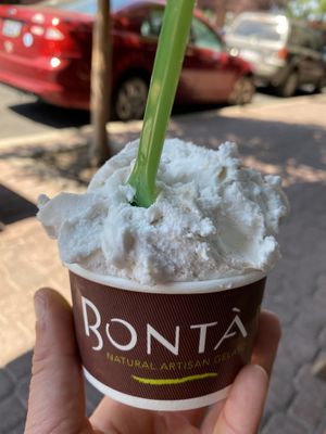   at Bonta Natural Artisan Gelato in Bend
