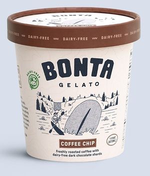 Vegan Coffee Chip gelato at Bonta Natural Artisan Gelato in Bend