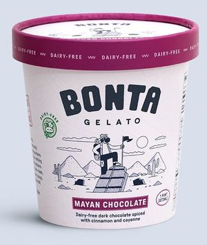 Vegan Mayan Chocolate gelato at Bonta Natural Artisan Gelato in Bend