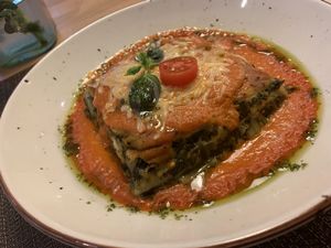 Lasagna at Beagle in Sabadell