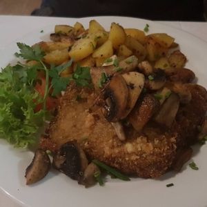 Seitan steak at Zum Lowen in Gelnhausen