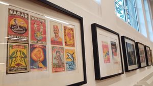 Decoration at Thenga Cafe in London