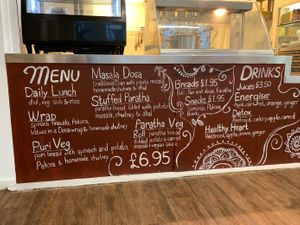 Menu  at Thenga Cafe in London