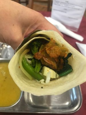 The Wrap at Thenga Cafe in London