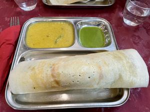 Masala dosa  at Thenga Cafe in London